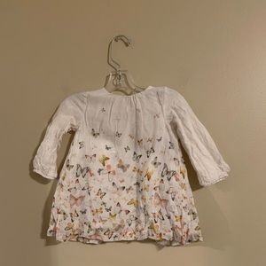Zara baby girl butterfly top . 🦋